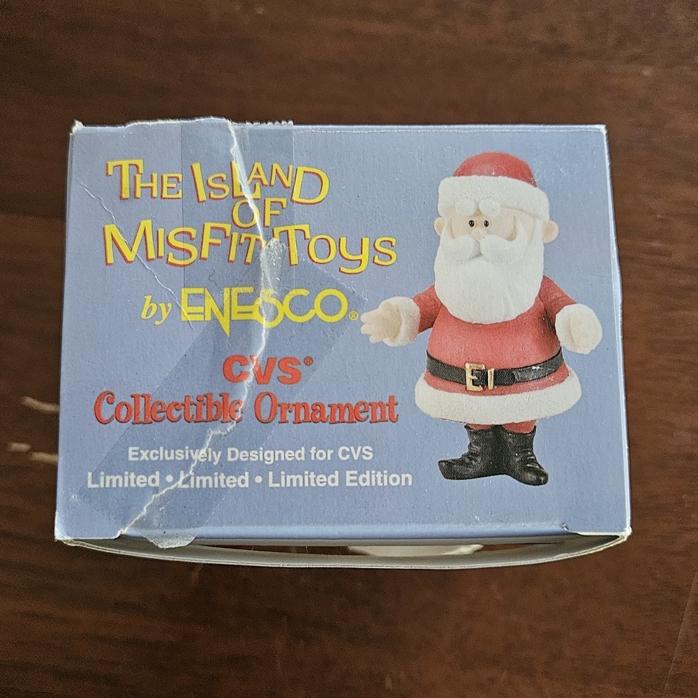 The Island Of Misfit Toys CVS Santa & Yukon Cornelius 1999 Rare Ornaments - Picture 13 of 15